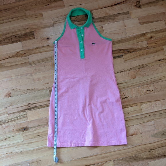 Lacoste Pique Halter Style Dress. Size 38. EUC. - Picture 3 of 10